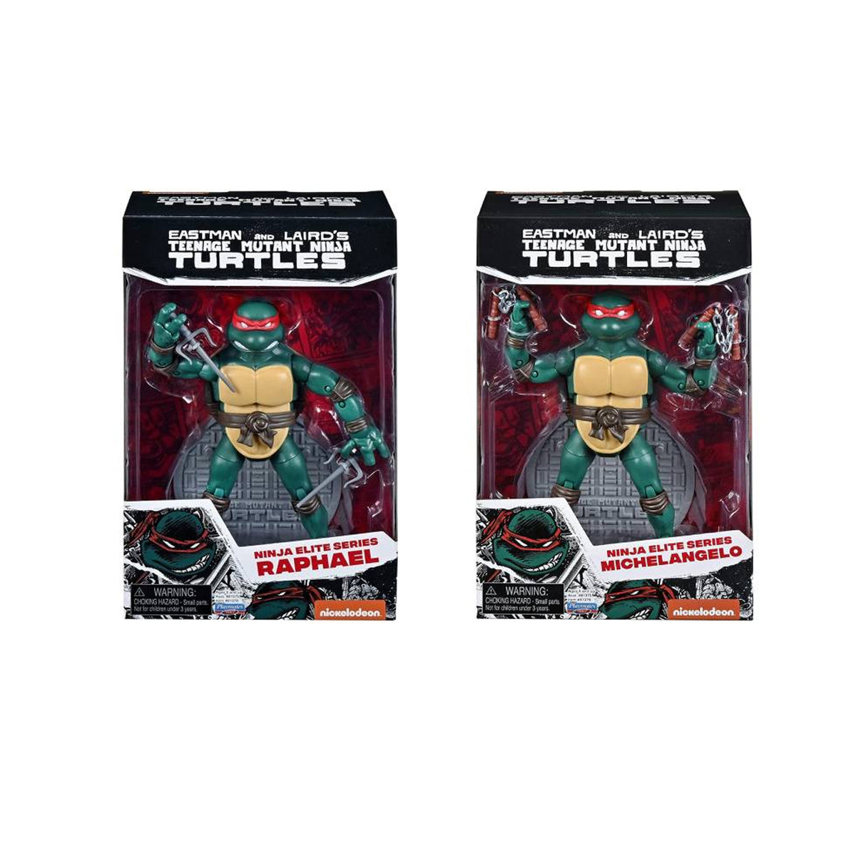 Teenage Mutant Ninja Turtles - Ninja Elite Series - Michelangelo & Raphael Set - Eastman & Laird's  - PX Previews Exclusive