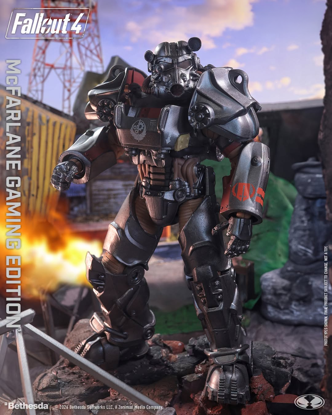 McFarlane Gaming Edition - Fallout 4 T-60 Paladin Danse - 7-Inch Scale Action Figure