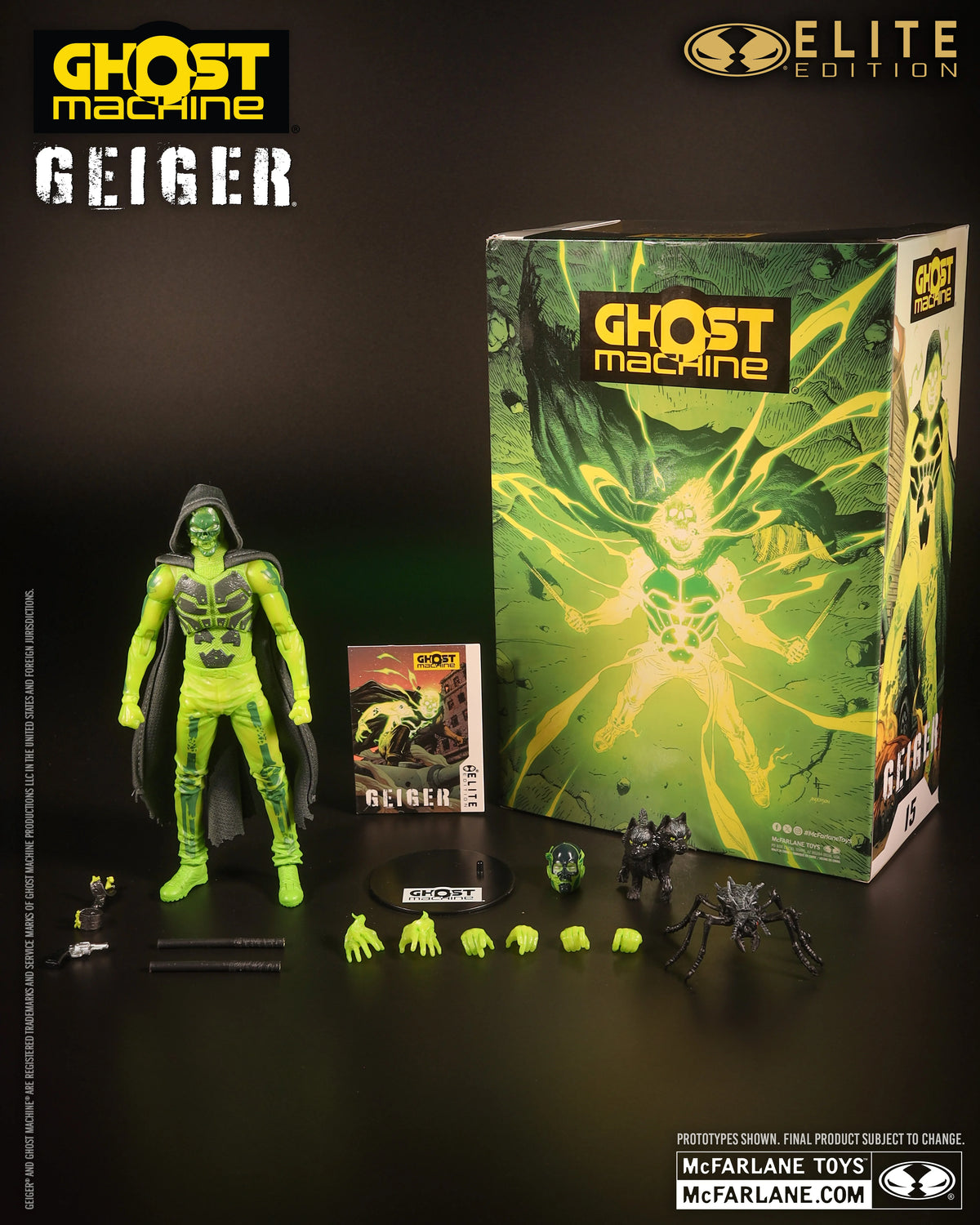 McFarlane Elite Edition - Geiger Ghost Machine #15 - 7" Deluxe Action Figure