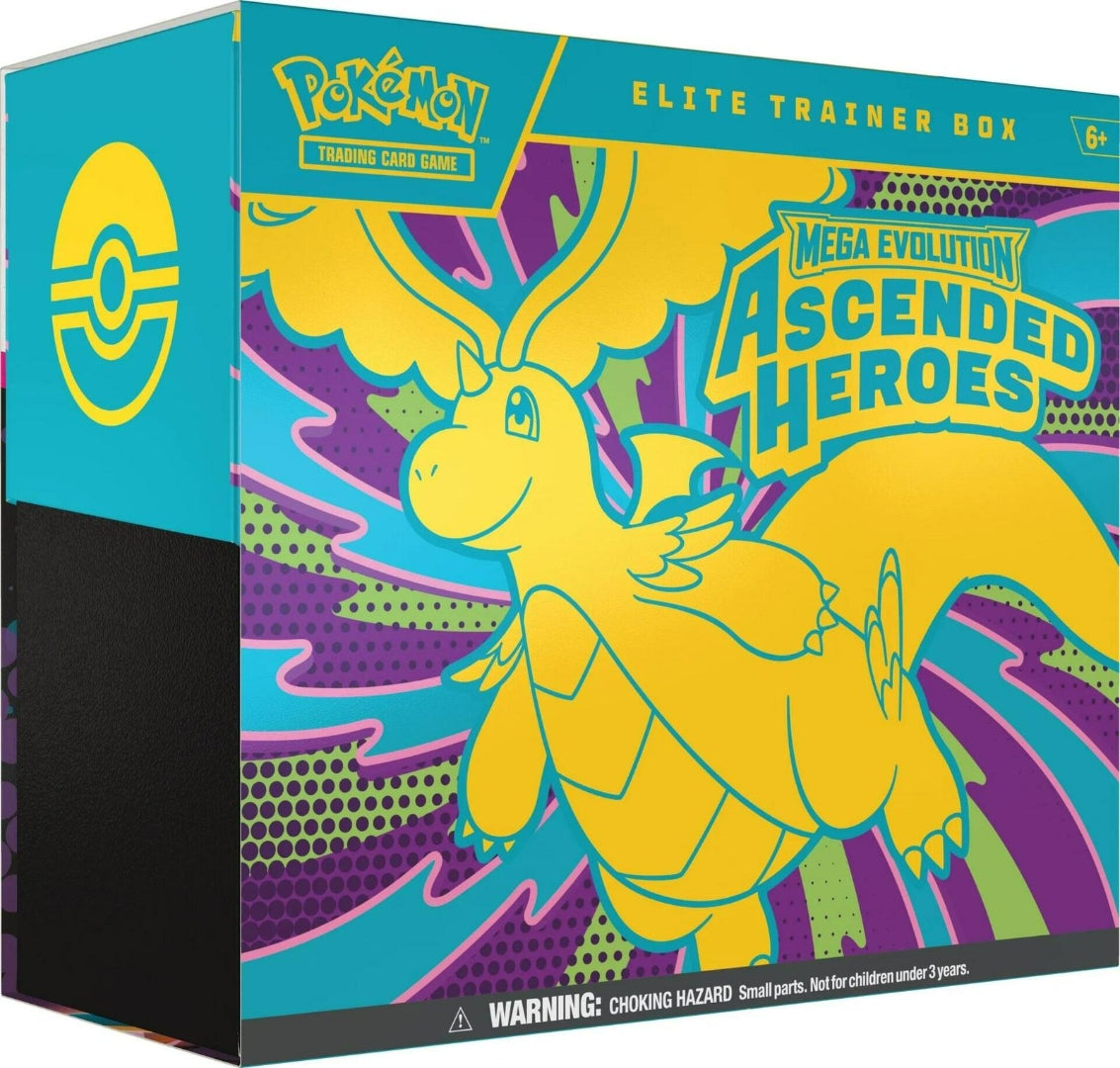 Pokemon - Mega Evolution Ascended Heroes - Elite Trainer Box + Binder Bundle (MAX 2)