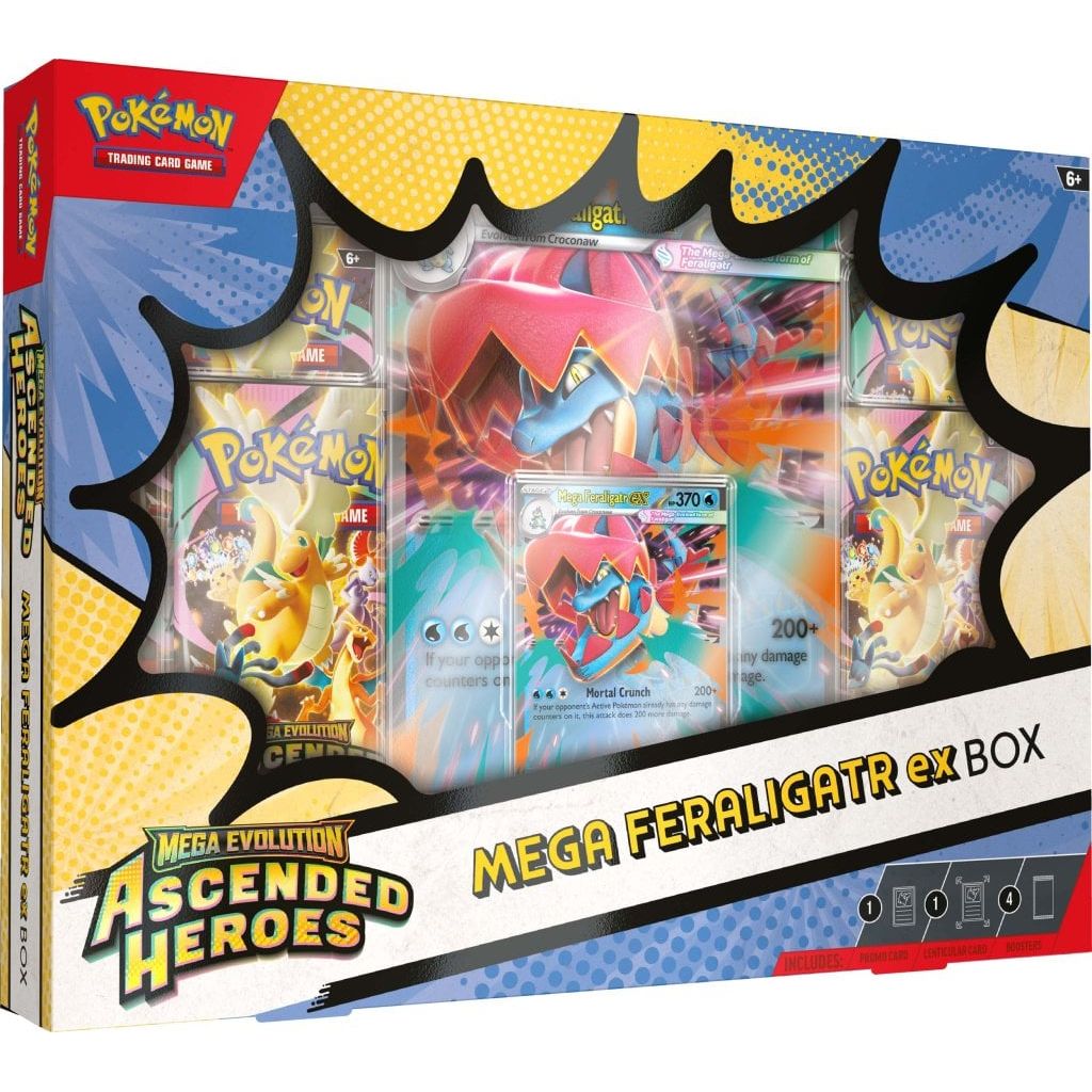 Pokemon Ascended Heroes ex Box (Mega Feraligatr) - MAX 3