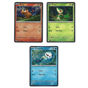 Pokemon Black Bolt White Flare - Poster Collection 3 Card Promo Set - Oshawott #21, Tepig #11, Snivy #1 Poster Holo