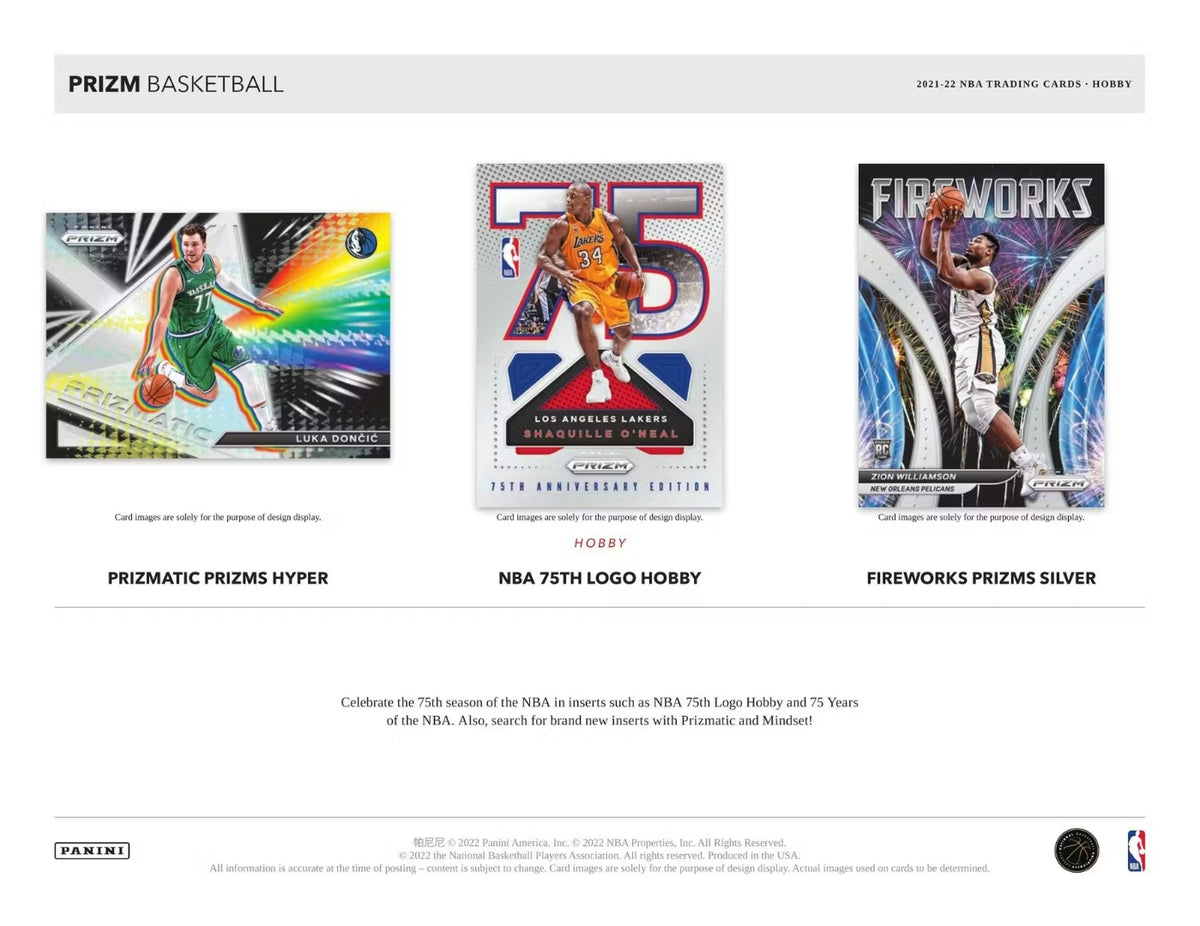 2021-22 Panini Prizm Basketball Hobby Box