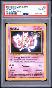 Mewtwo 3 Pokemon Game Movie PSA 8