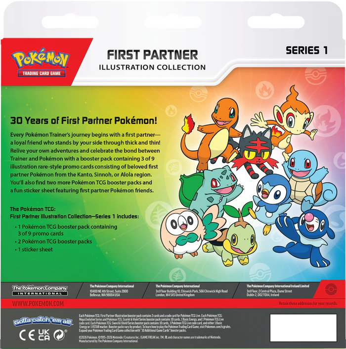 2026 Pokemon: First Partner Illustration Collection - Series 1 (MAX 2)