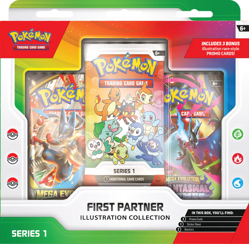 2026 Pokemon: First Partner Illustration Collection - Series 1 (MAX 2)