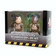 Medicom Bearbrick - Ghostbusters 100% 2pc Set - Peter Venkman/Winston Zeddemore
