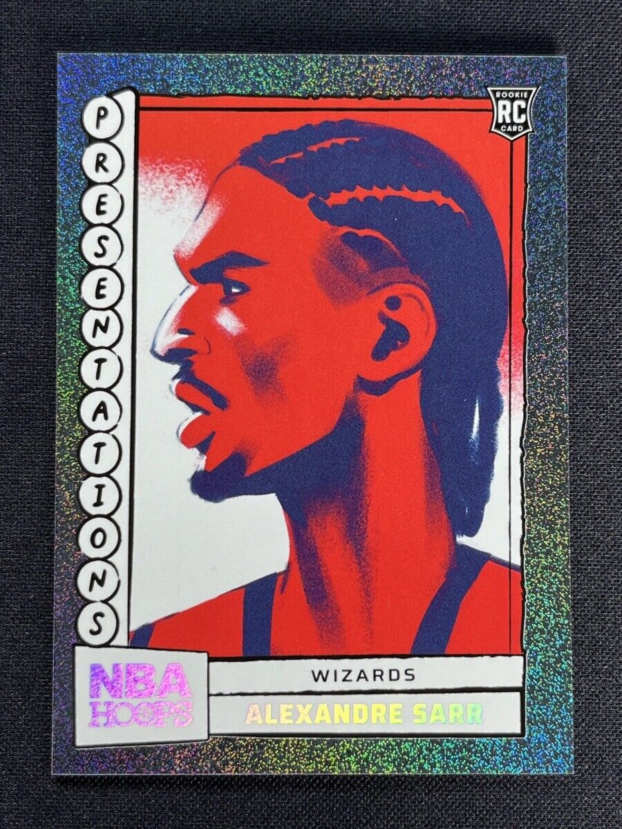 2024-25 Panini NBA Hoops - Presentations Rookie - Alexandre Sarr - #12  SSP - Ungraded Raw Card