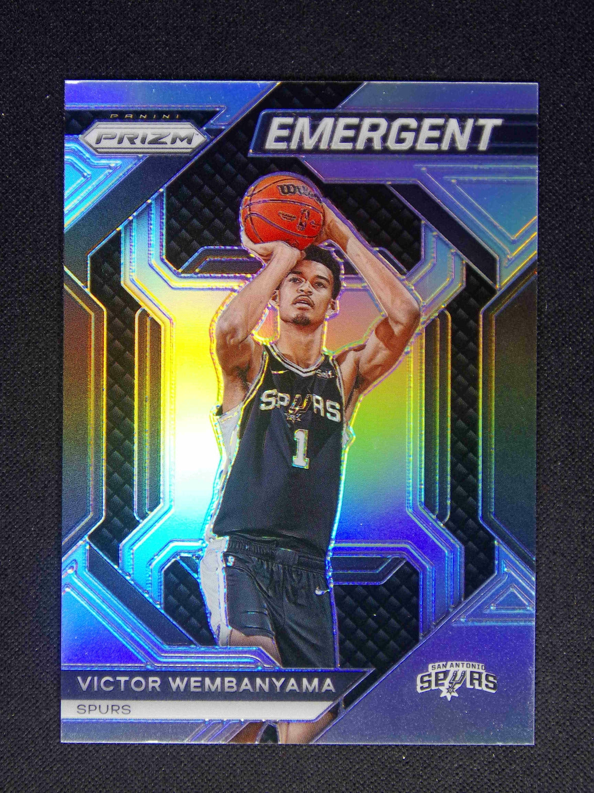 2023-24 Panini Prizm -  Victor Wembanyama - Emergent Silver - Rookie Card - #12