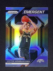 2023-24 Panini Prizm -  Victor Wembanyama - Emergent Silver - Rookie Card - #12