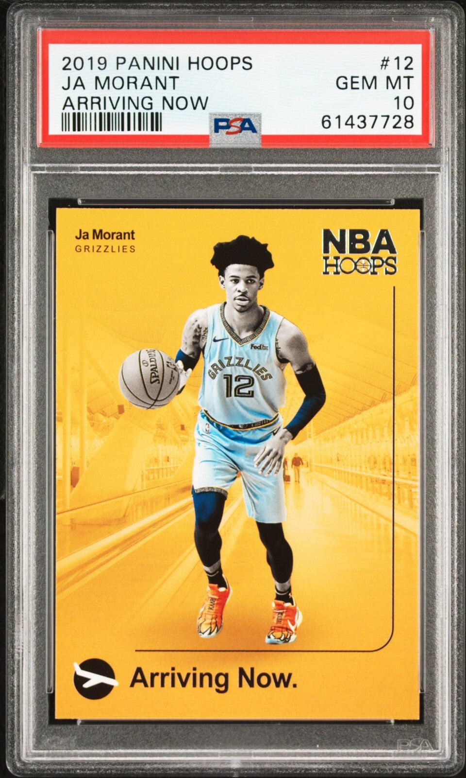 2019 Panini Hoops Arriving Now - #12 - Ja Morant Rookie - PSA Graded Card