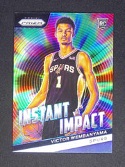 2023-24 Panini Prizm -  Victor Wembanyama - Instant Impact Silver - Rookie Card - #3