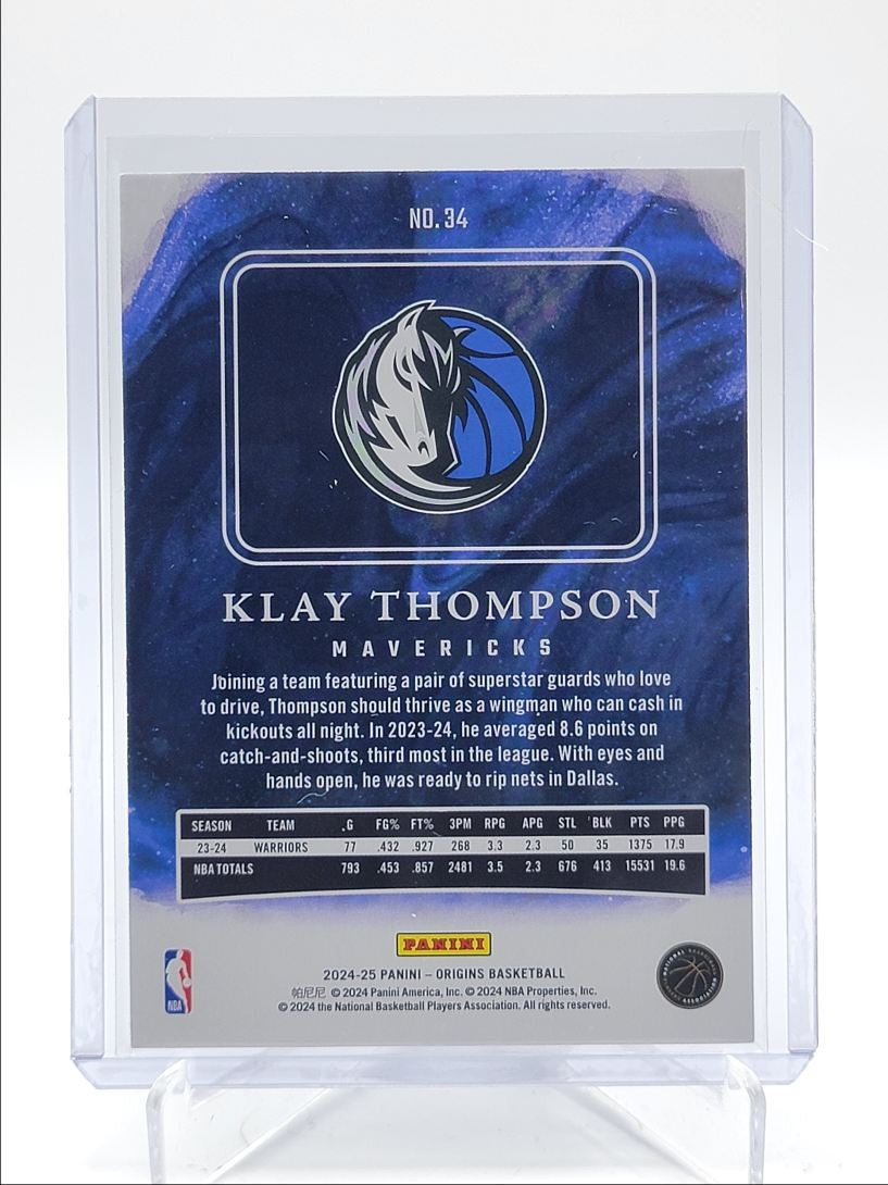 2018-19 Panini Origins Basketball - Klay Thompson - Blue Parrallel - Limited to /99 -#34 -  Ungraded Card