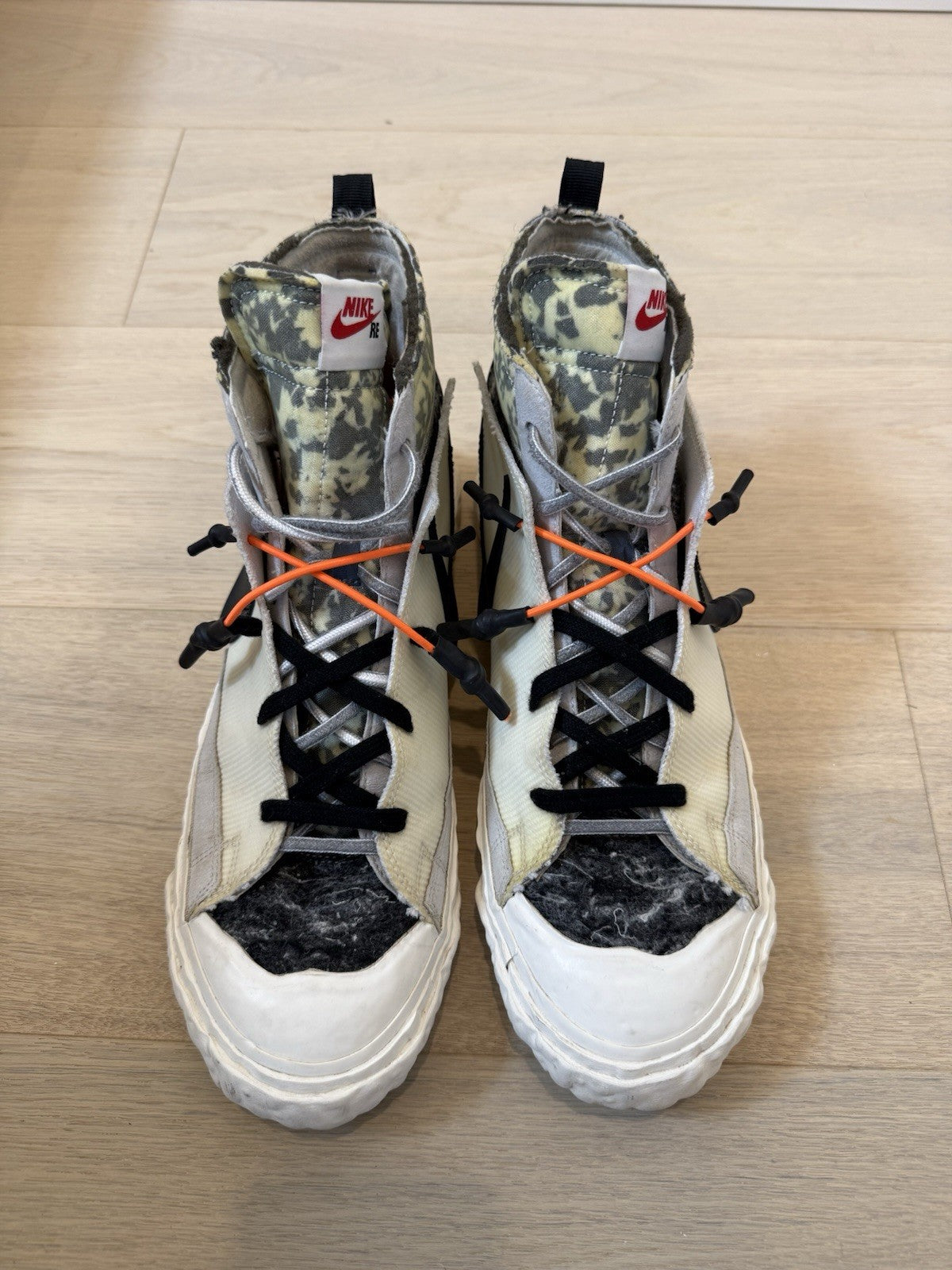 Nike Blazer Mid READYMADE White Camo CZ3589-100 - Size 12 - No Box
