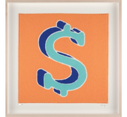 CJ Hendry DollaryDoo - Chenile Patch - MONIES - Signed + Framed Limited /100