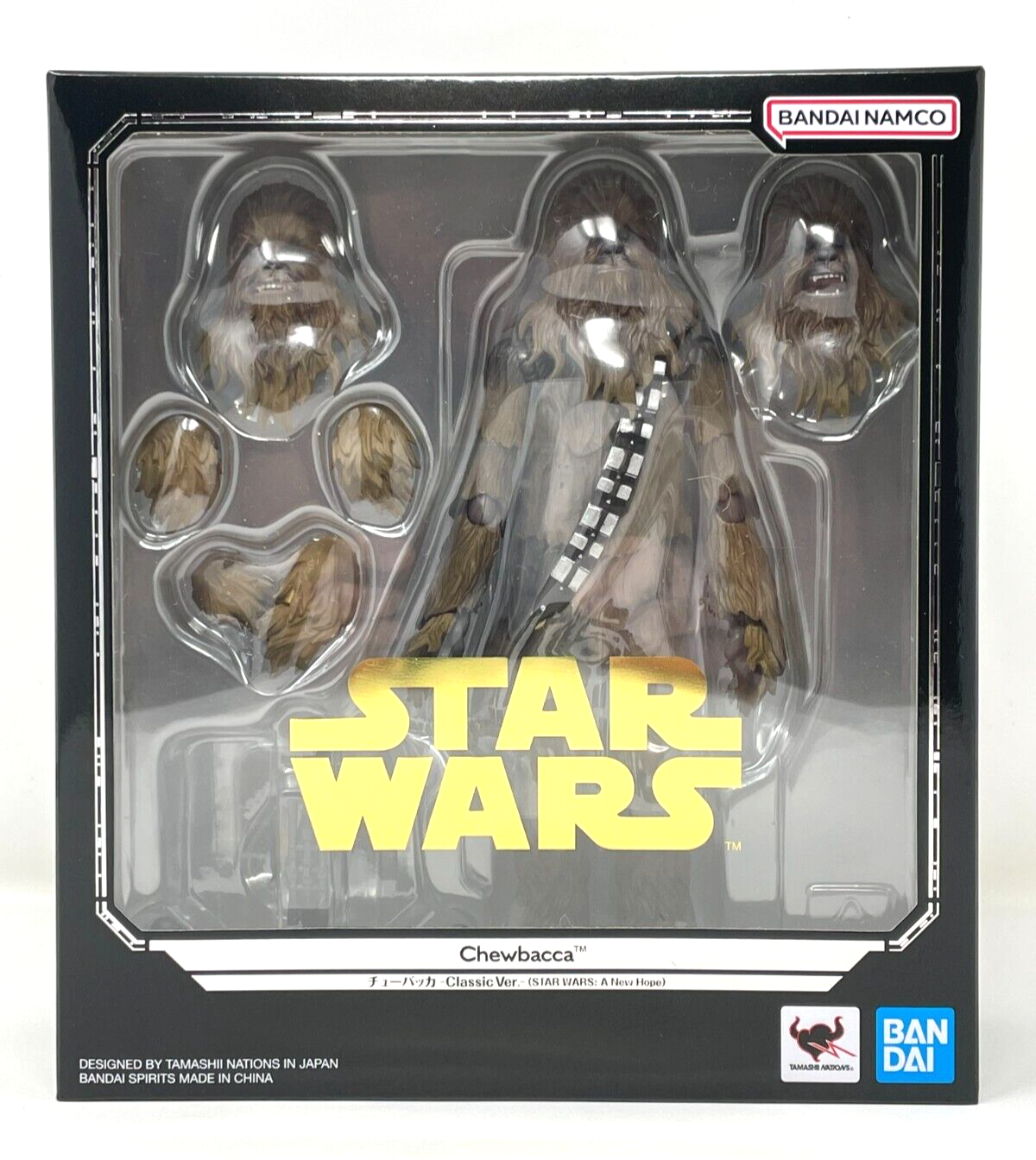Bandai - S.H.Figuarts Chewbacca - Classic Version - (Star Wars: A New Hope)