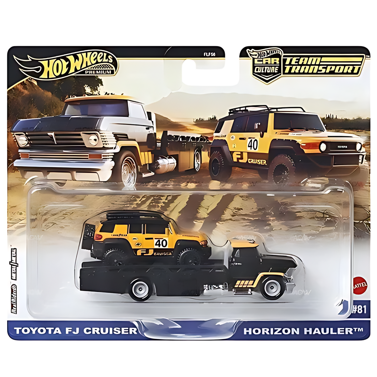 Hot Wheels Premium - Team Transport 2025 Mix 3 - Complete Set - MTFLF56G