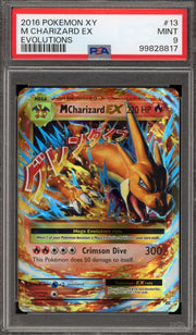 2016 Pokemon XY Evolutions M Charizard EX 13/108 - PSA Graded Card