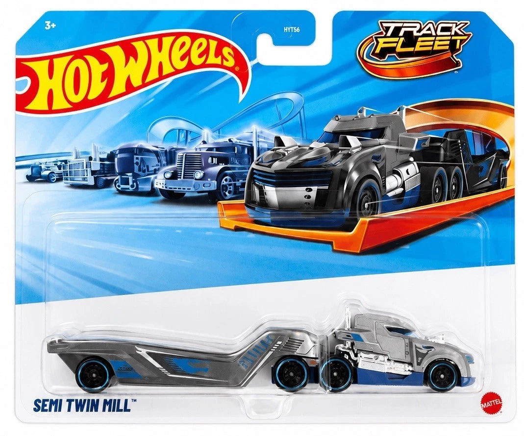 Hot Wheels - Truck Fleet 2026 Mix 3 Complete Set of 6 - 1:64 Die-Cast Including Chevy Silverado Driftaction & Transformers - Ultra Magnus (MAX 1)