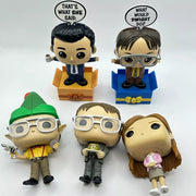 Funko - The Office Lot of 5 Vintage Opened -  Pam, Dwight, Michael Funko Pop + Funko Popsies