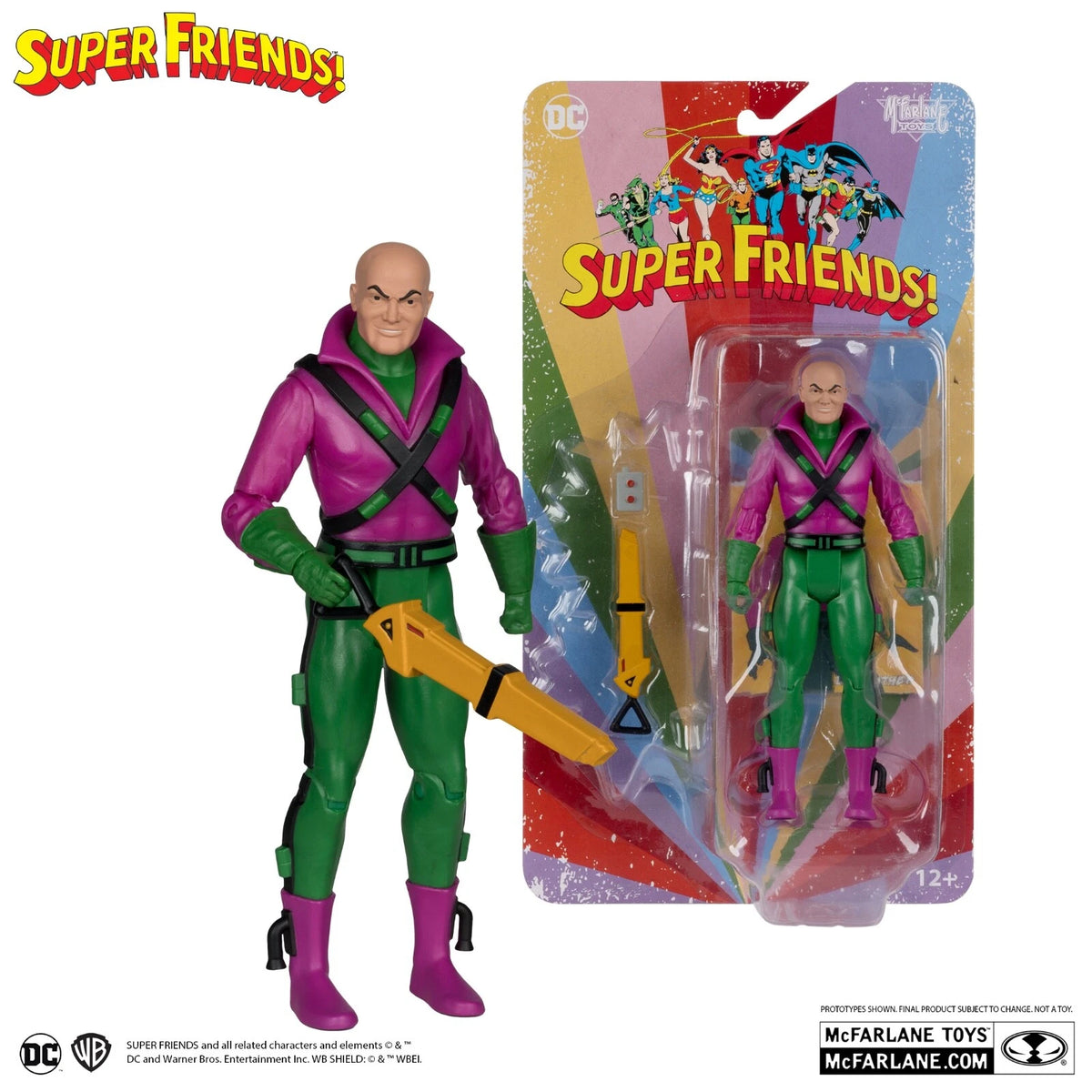 McFarlane DC Retro - Super Friends - 6" Figure - Complete Set WITH Batman + Joker PlatinumChase