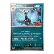 2023 Pokemon OBF-EN: − Umbreon [Stamped] #130 − Obsidian Flames Reverse Holo − Raw Ungraded Card
