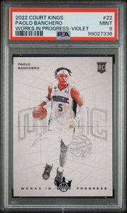2022 Court Kings - Paolo Banchero Works In Progress - Limited to /49 - Rookie -  PSA Graded Card