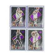 2024-25 Panini Court Kings - Self Expression Violet Limited to /99 - Giannis Lillard Brown Booker - 4 Card Lot - Ungraded