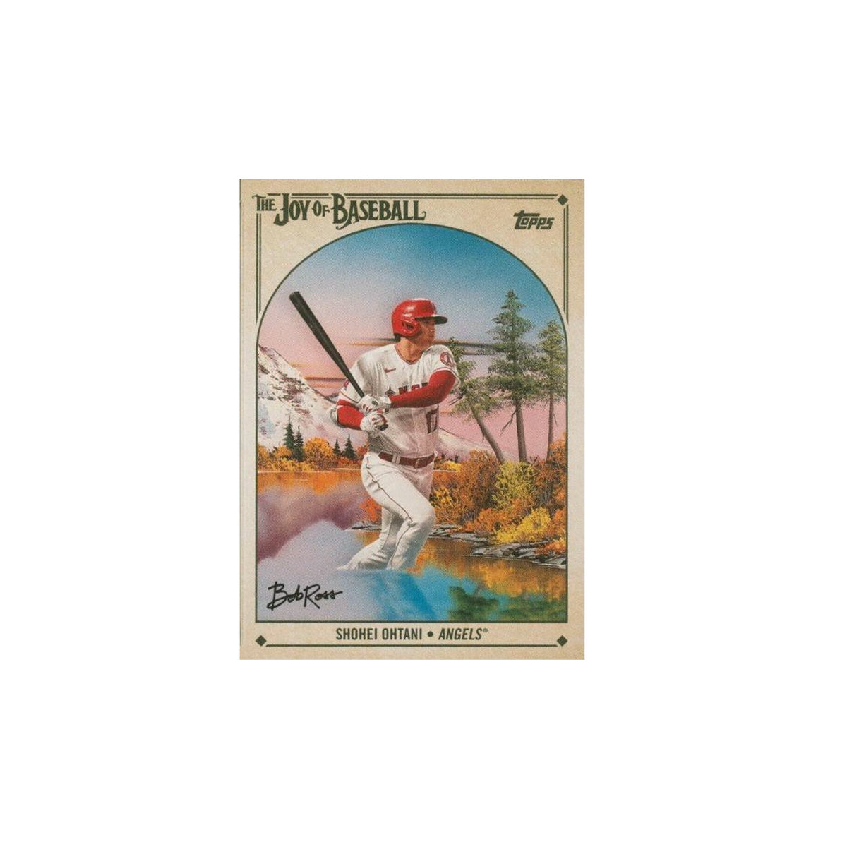 2023 Topps x Bob Ross  The Joy of Baseball - Shohei Ohtani - #1 - Ungraded Card