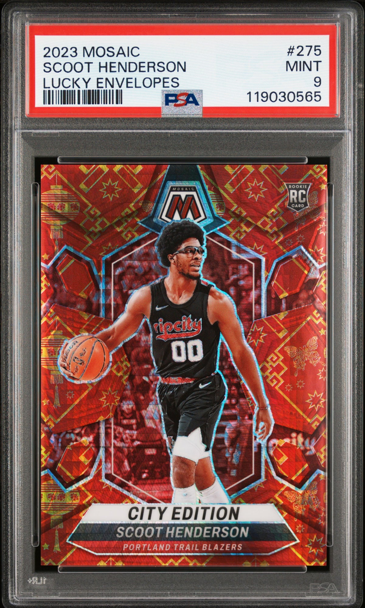 Scoot Henderson PSA 9 Front - Cert #119030565