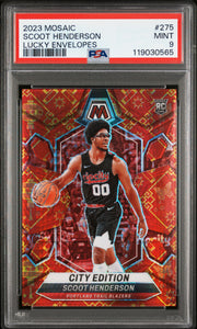 Scoot Henderson PSA 9 Front - Cert #119030565