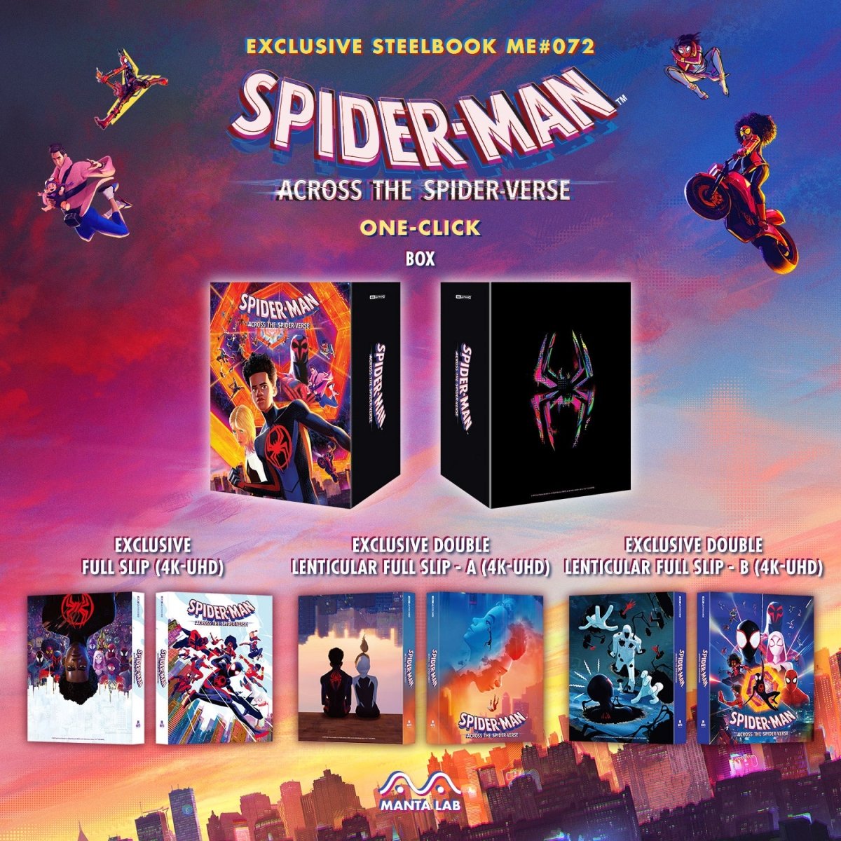 MantaLab - [ME#72] Spider-Man: Across the Spider-Verse 4K Steelbook (One Click)