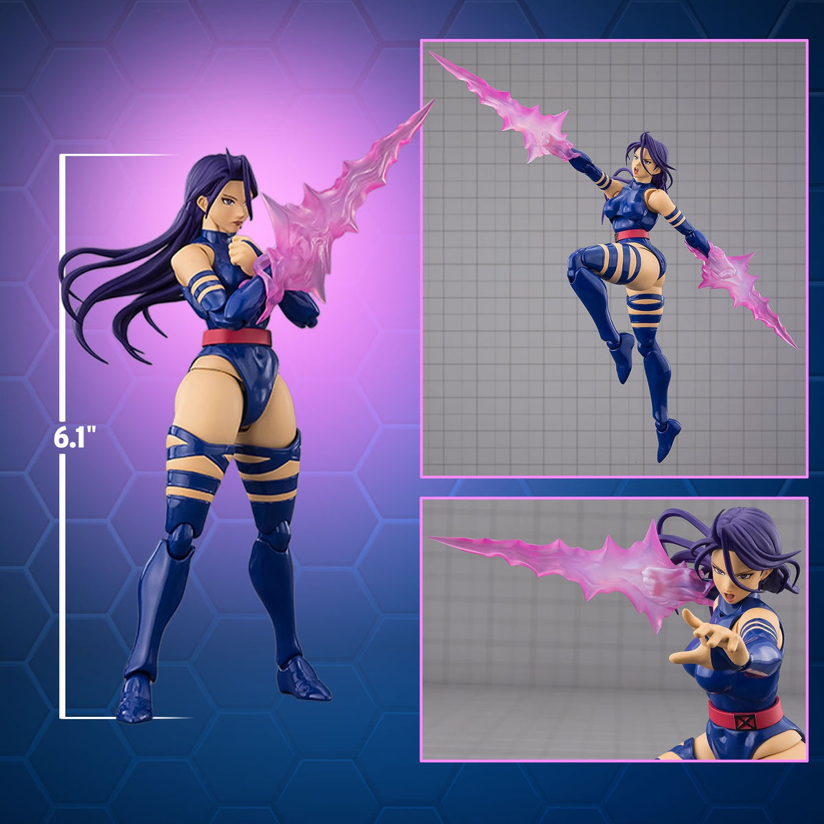 S.H.Figuarts - Marvel's X-Men - Psylocke (Gamerverse) - Action Figure - (PRE-ORDER JAN 2027)