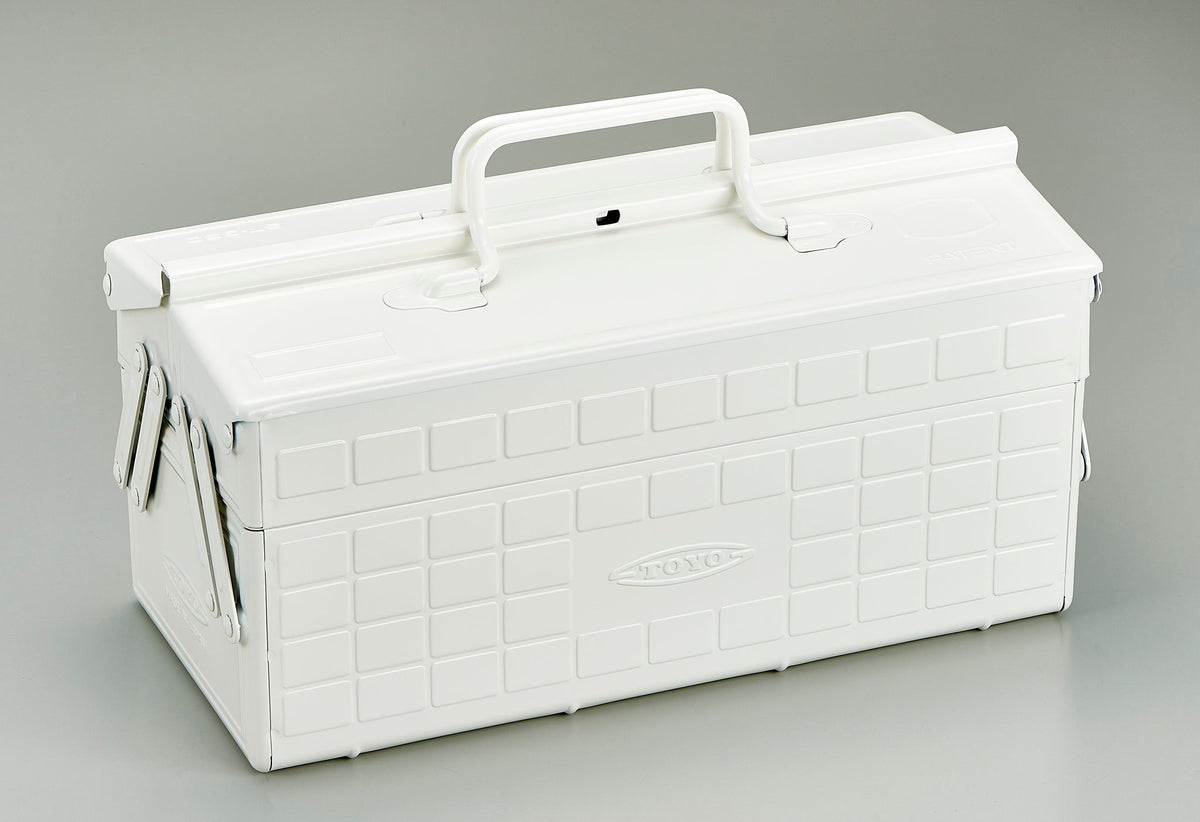 TOYO: ST-350 Large Toolbox - White - Made in Japan (PRE-ORDER DECEMBER 2026)