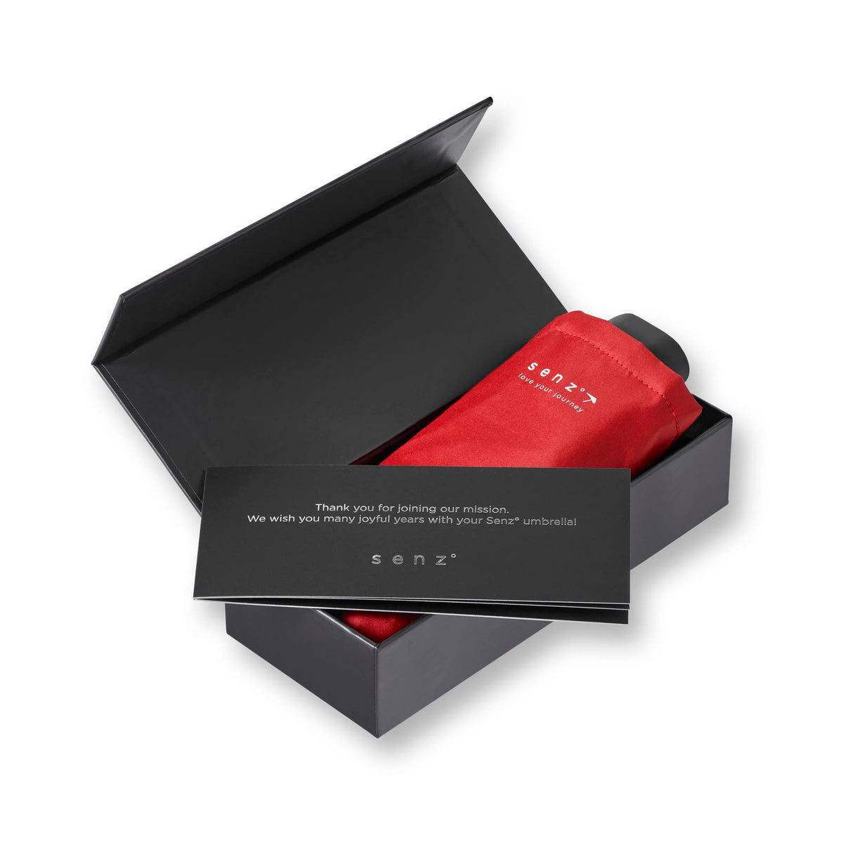 SENZ° Micro Foldable Storm Umbrella - Passion Red
