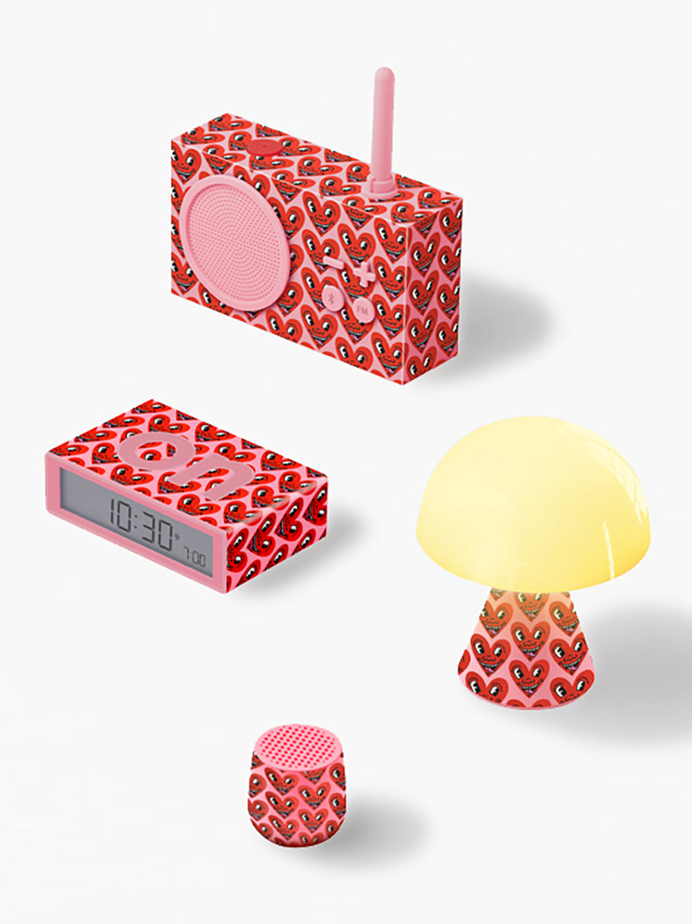 Lexon x Keith Haring Gift Set - Red