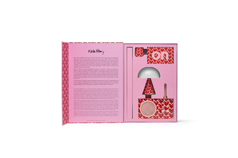 Lexon x Keith Haring Gift Set - Red