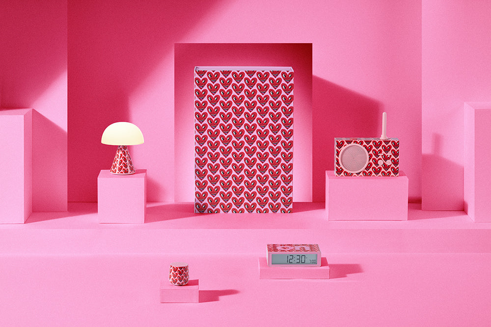 Lexon x Keith Haring Gift Set - Red
