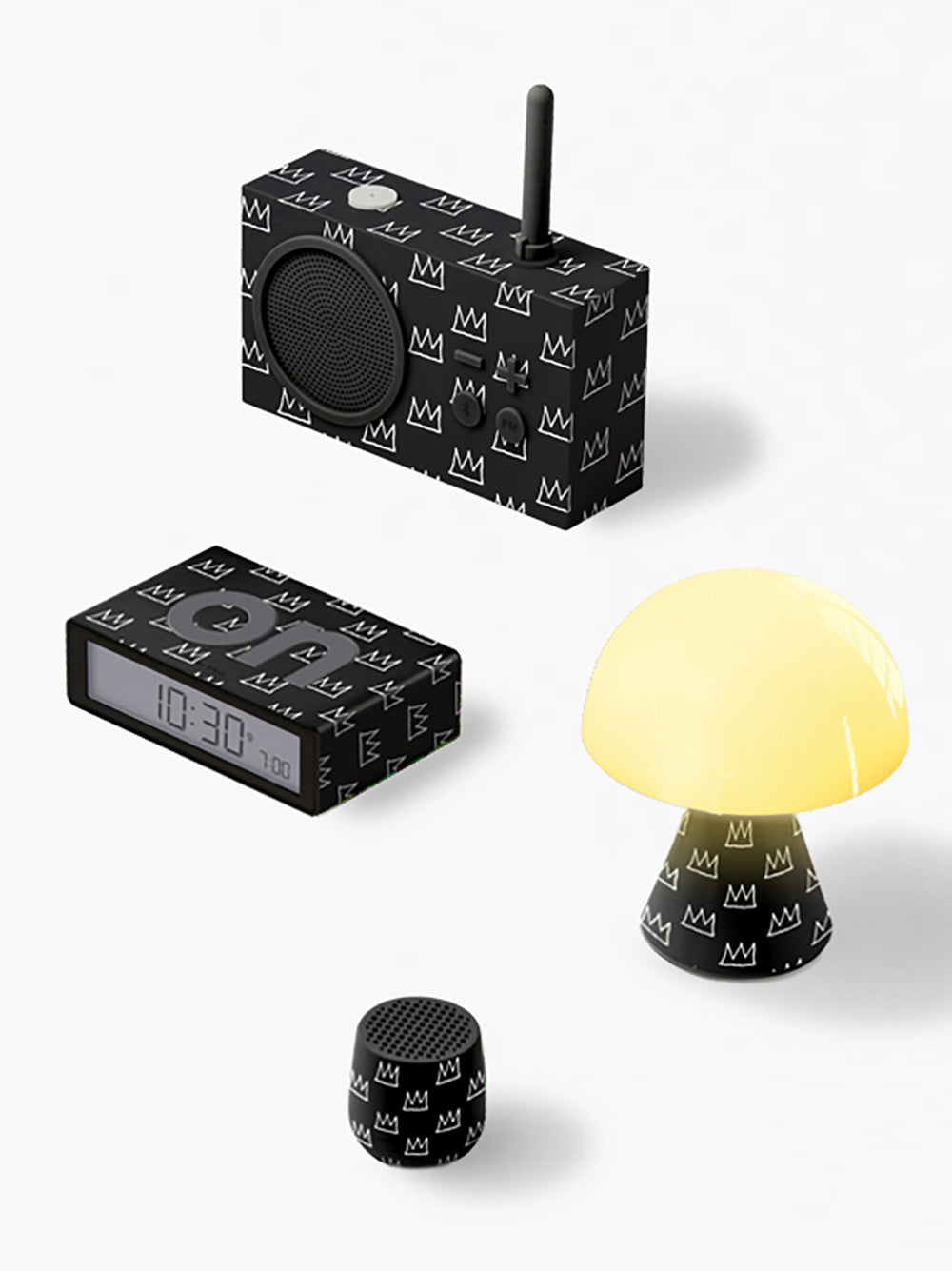 Lexon x Jean Michel Basquiat Gift Set - Black