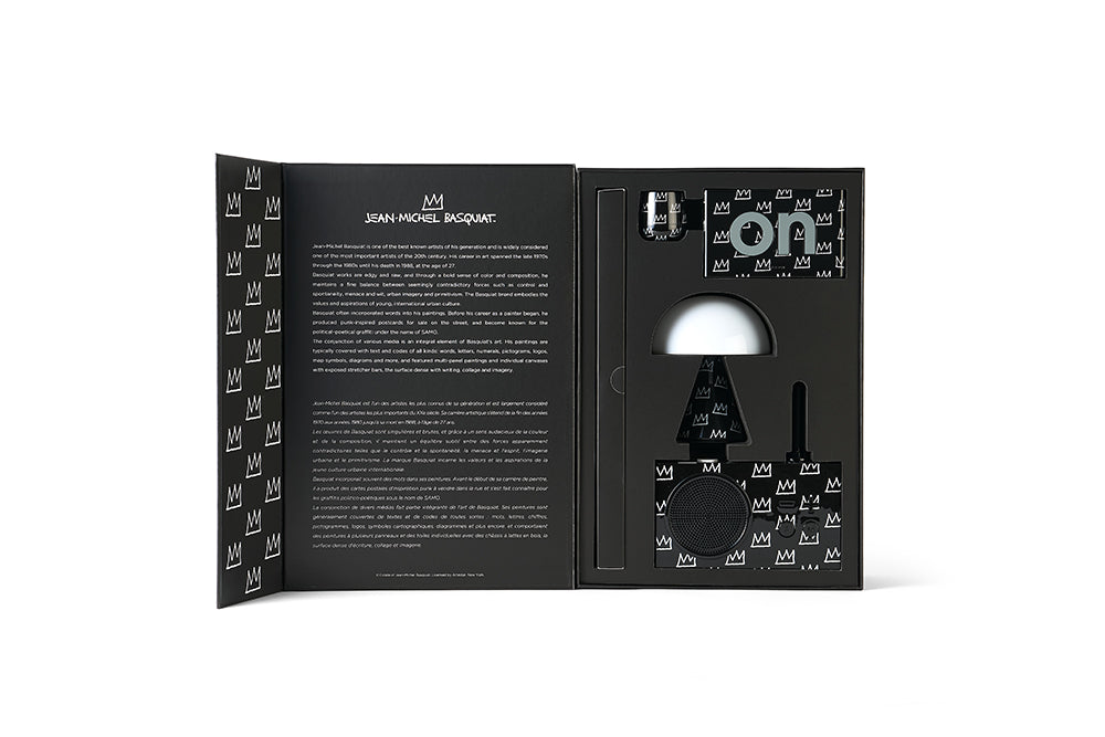 Lexon x Jean Michel Basquiat Gift Set - Black