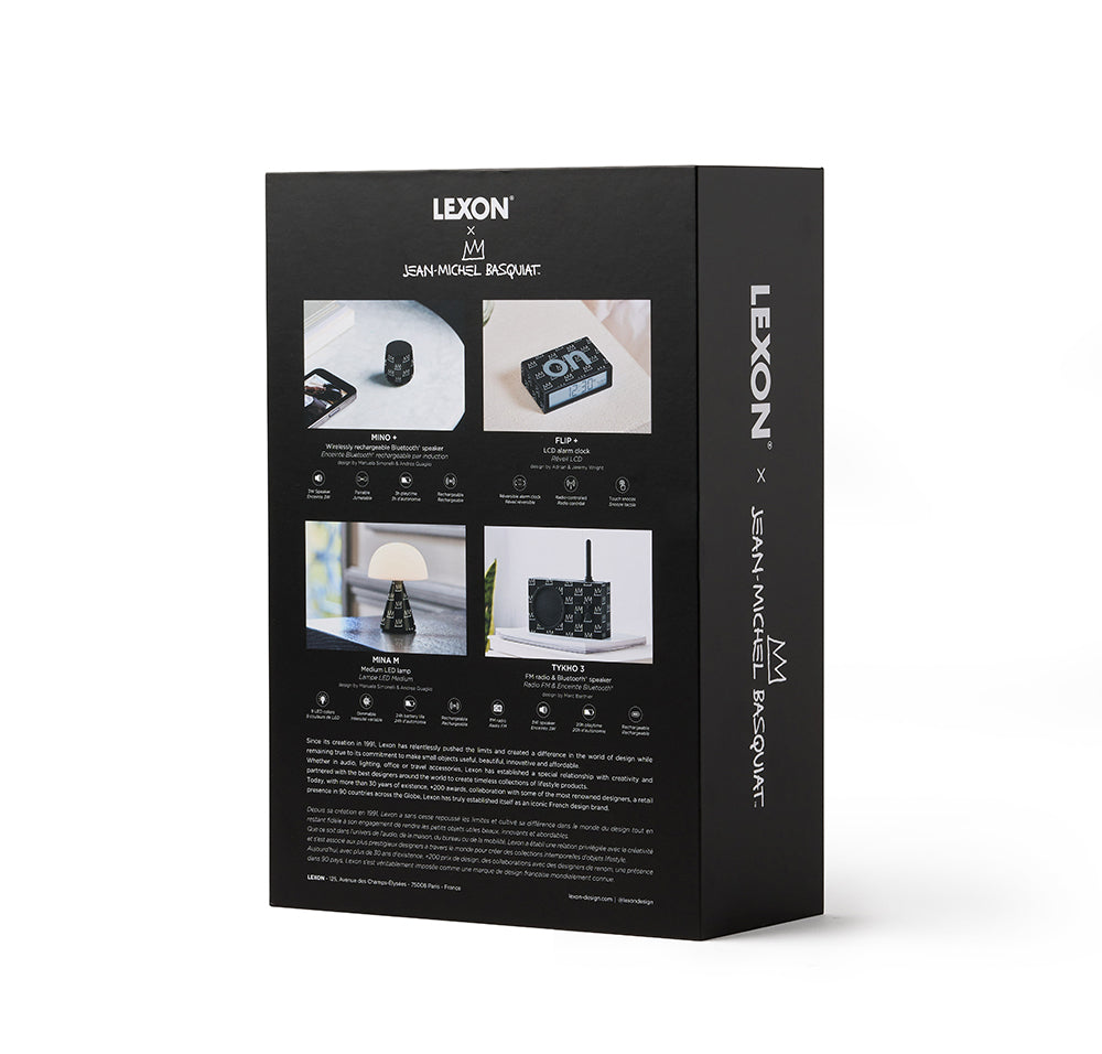Lexon x Jean Michel Basquiat Gift Set - Black