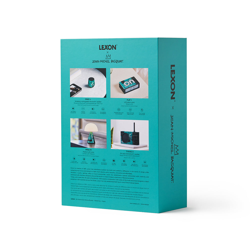 Lexon x Jean Michel Basquiat Gift Set - Teal
