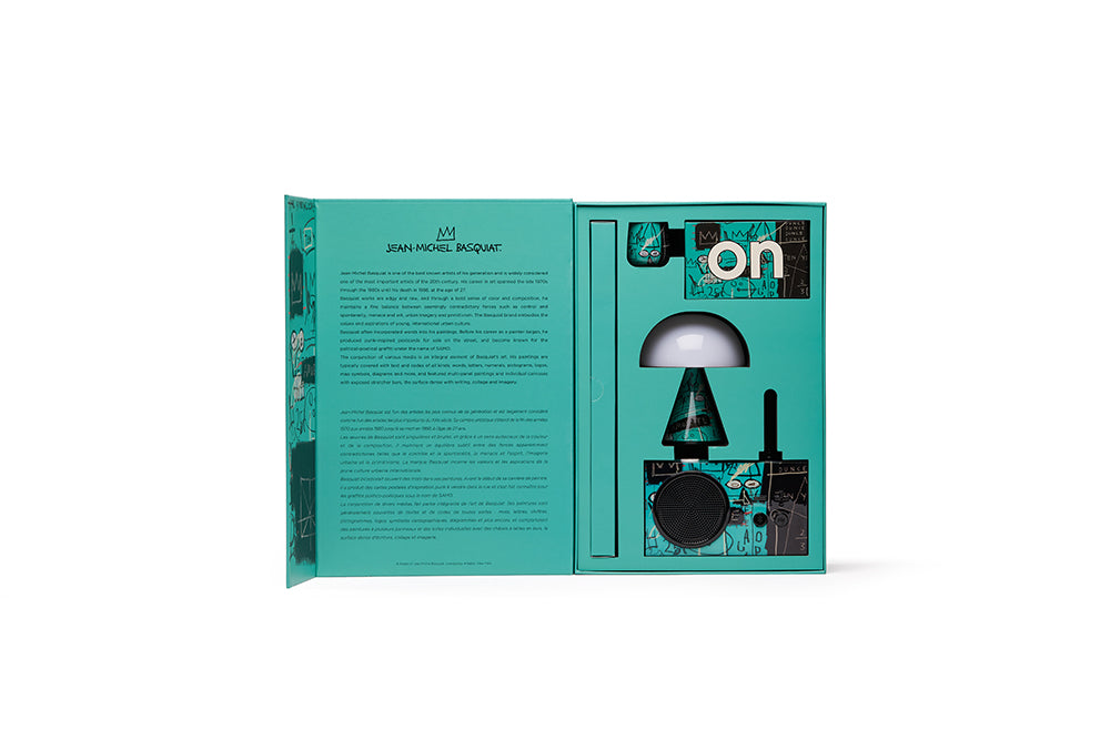 Lexon x Jean Michel Basquiat Gift Set - Teal