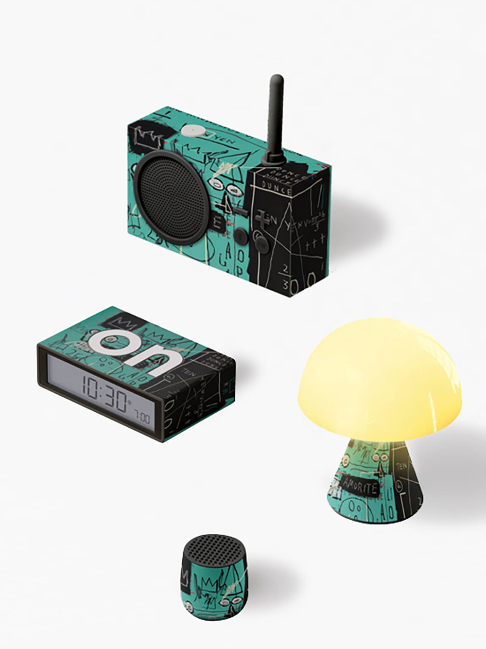 Lexon x Jean Michel Basquiat Gift Set - Teal