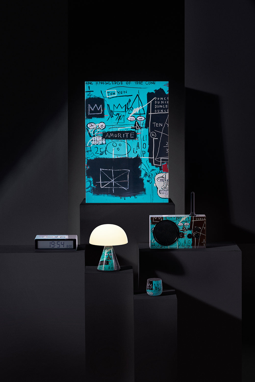 Lexon x Jean Michel Basquiat Gift Set - Teal