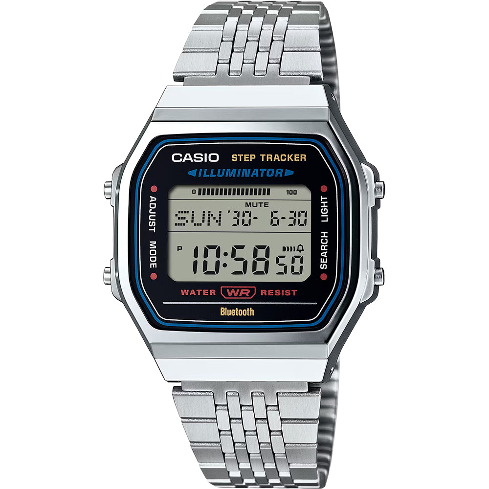 Casio Vintage Digital Smartphone Link Stainless Steel Quartz ABL-100WE-1AV