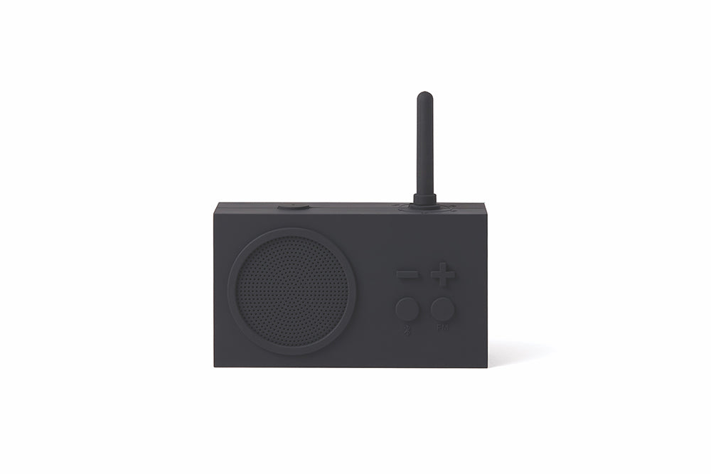 Lexon TYKHO 3 FM radio & Bluetooth speaker - Black (Splash-proof)