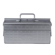 TOYO: ST-350 Large Toolbox - Silver - Made in Japan