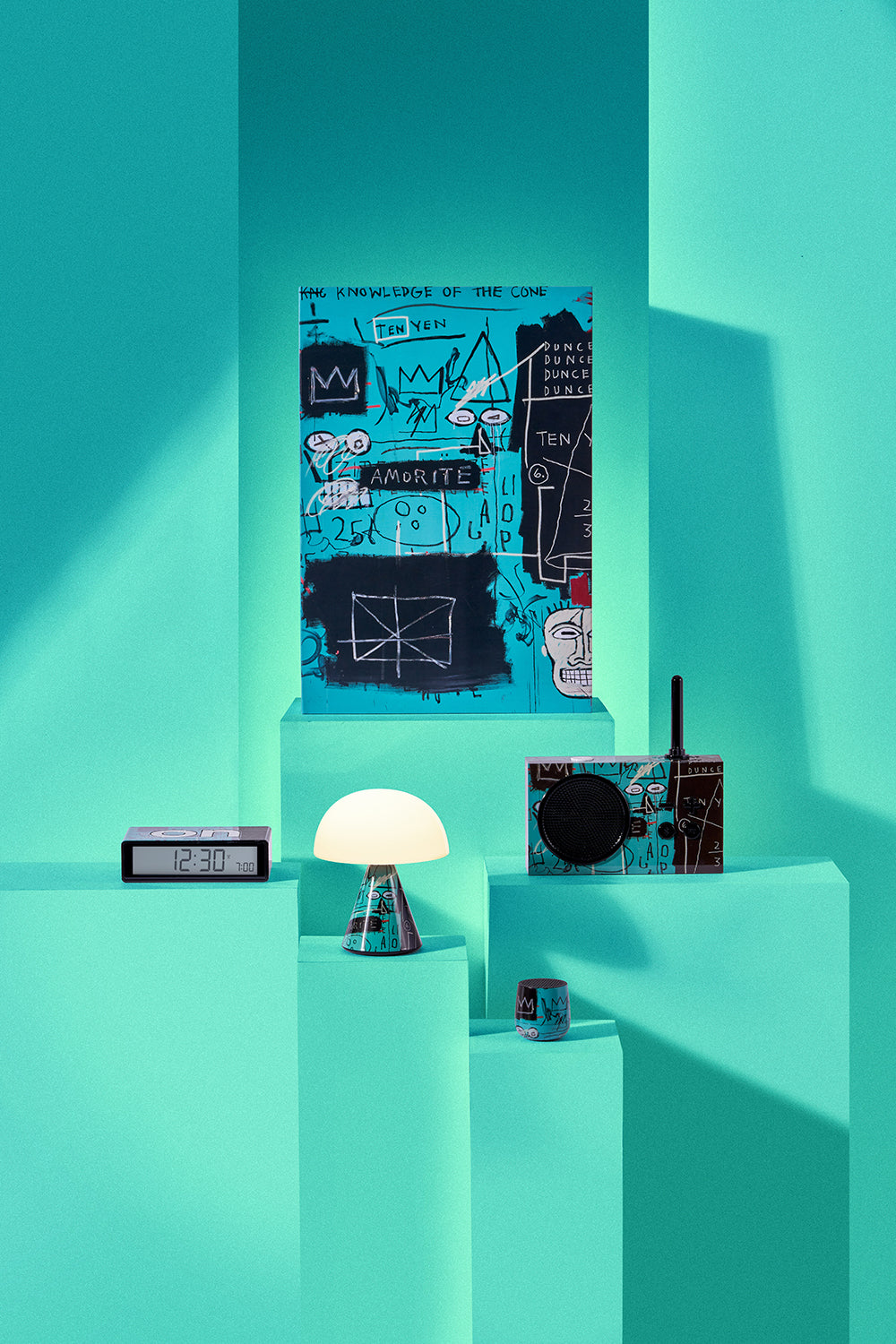 Lexon x Jean Michel Basquiat Gift Set - Teal