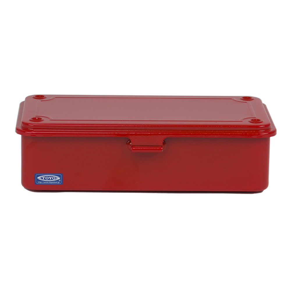 TOYO: Flat Top T-190 Toolbox - Red - Made in Japan